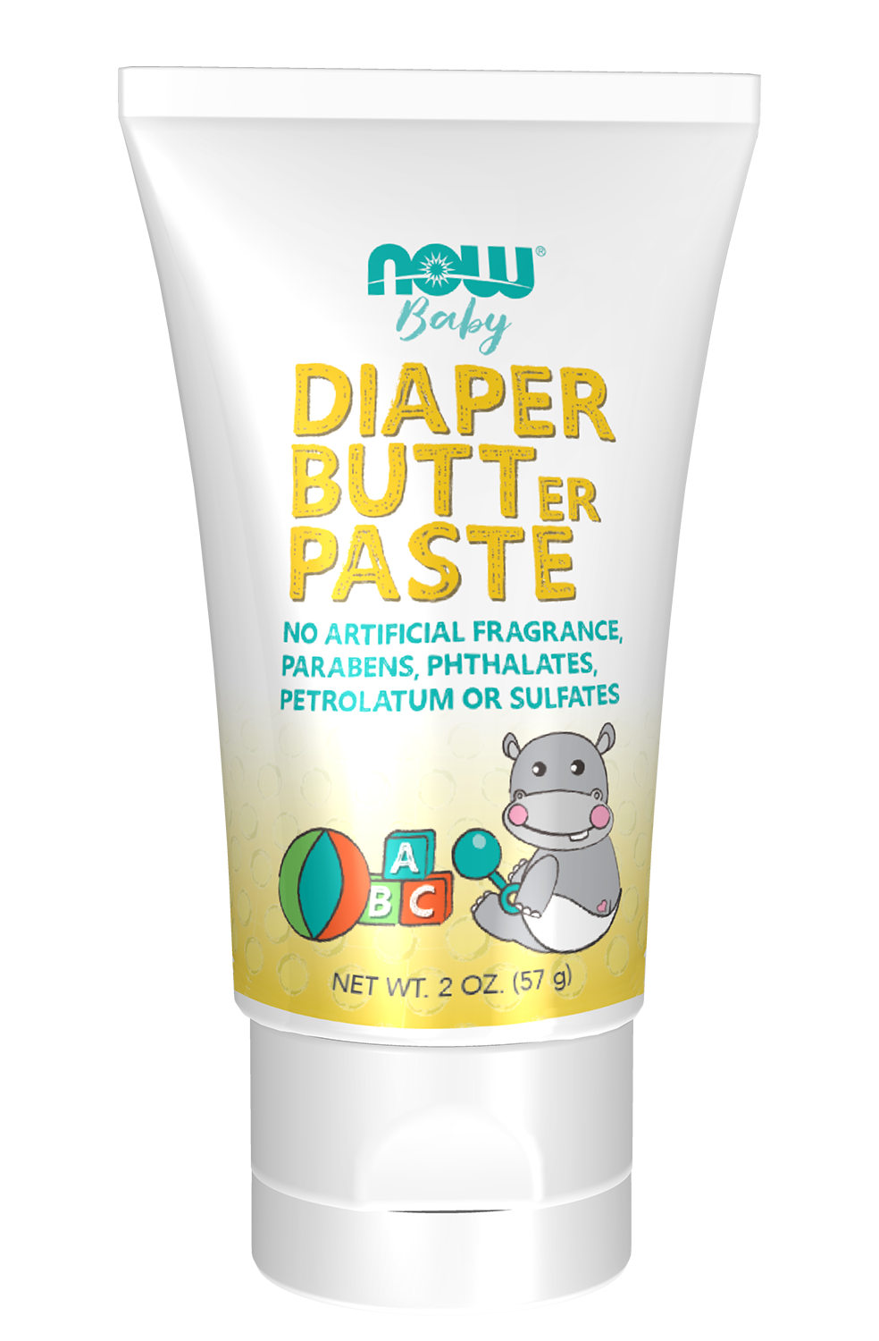 Diaper Butter Paste - 2 oz. Tube Front