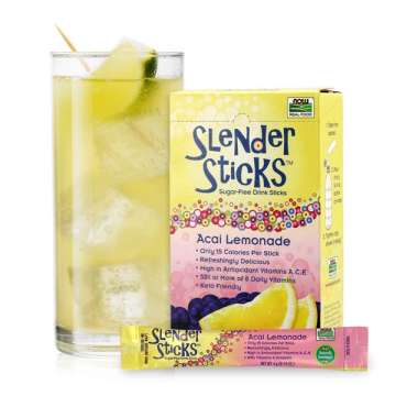 Glass of lemonade and Slender Sticks 