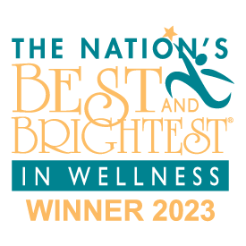 The Nation's Best and Brightest In Wellness Winner 2023 Logo