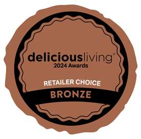 Delicious Living 2024 Award Bronze Retailer Choice