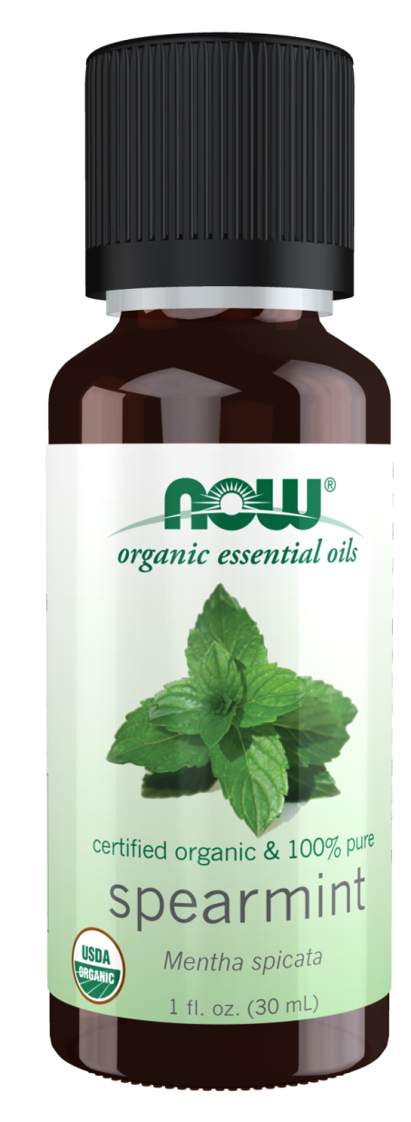 Spearmint Oil, Organic - 1 fl. oz. Bottle Front