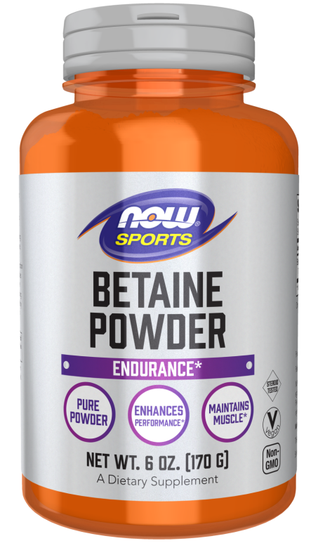 Betaine Powder - 6 oz. Bottle Front