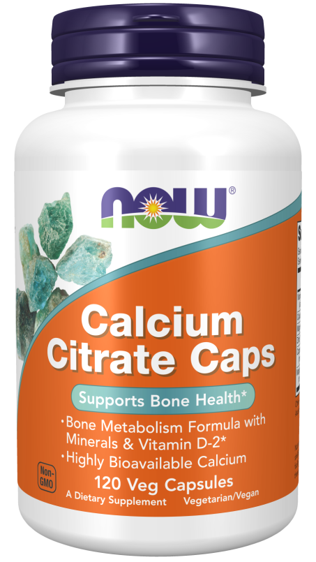 Calcium Citrate - 120 Veg Capsules Bottle Front