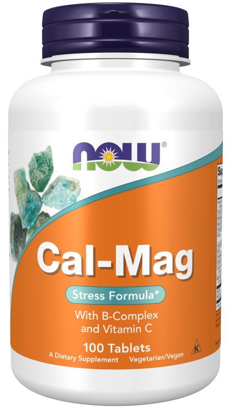 Cal-Mag Stress Formula - 100 Tablets Bottle Front