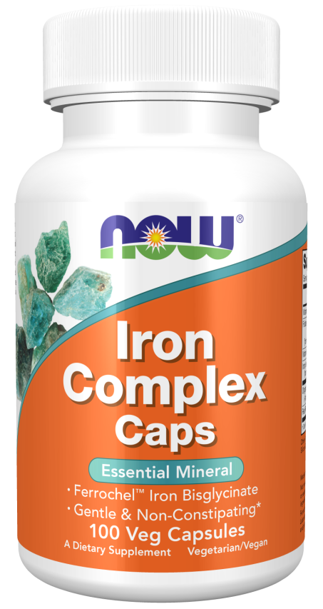 Iron Complex Caps - 100 Veg Capsules Bottle Front
