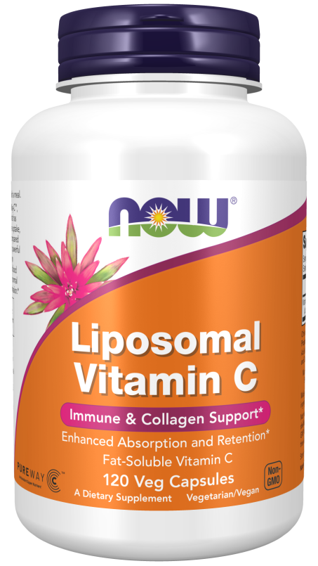 Liposomal Vitamin C - 120 Veg Capsules Bottle Front