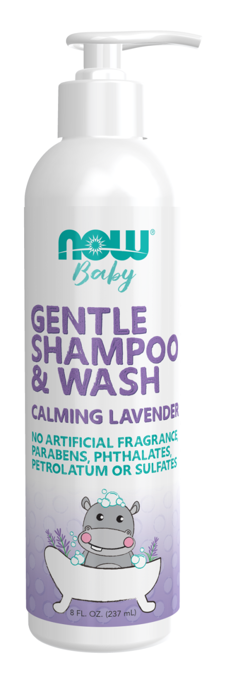 Gentle Baby Shampoo & Wash, Calming Lavender - 8 fl. oz. Bottle Front