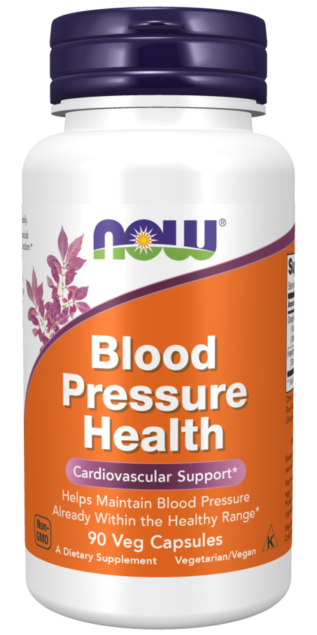 Blood Pressure Health - 90 Veg Capsules Bottle Front
