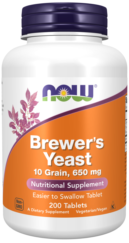  Brewer's Yeast 650 mg - 200 Tablets Bottle Front