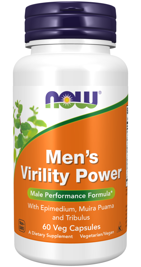 Men's Virility Power - 60 Veg Capsules Bottle Front