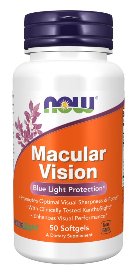 Macular Vision - 50 Softgels Bottle Front