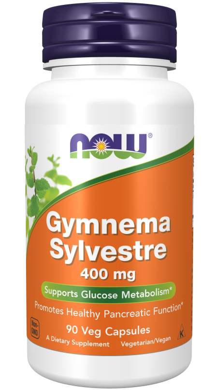 Gymnema Sylvestre 400 mg - 90 Veg Capsules Bottle Front