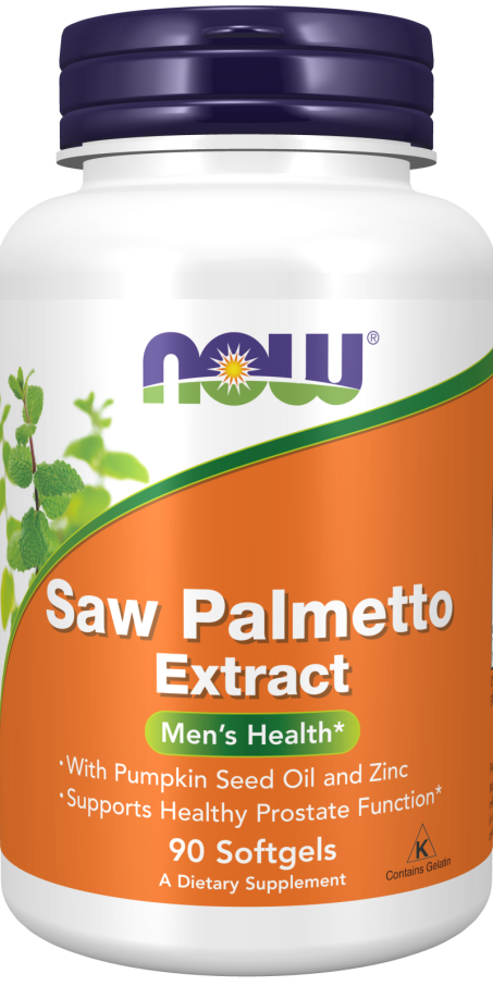 Saw Palmetto Extract 80 mg - 90 Softgels Bottle Font