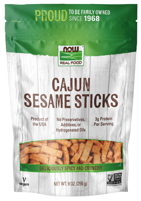 Cajun Sesame Sticks - 9 oz. Bag Front