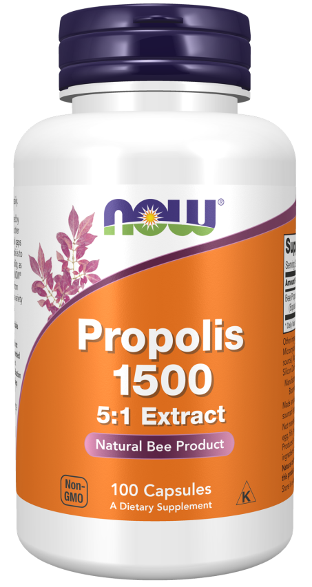 Propolis 1500 - 100 Veg Capsules Bottle Front
