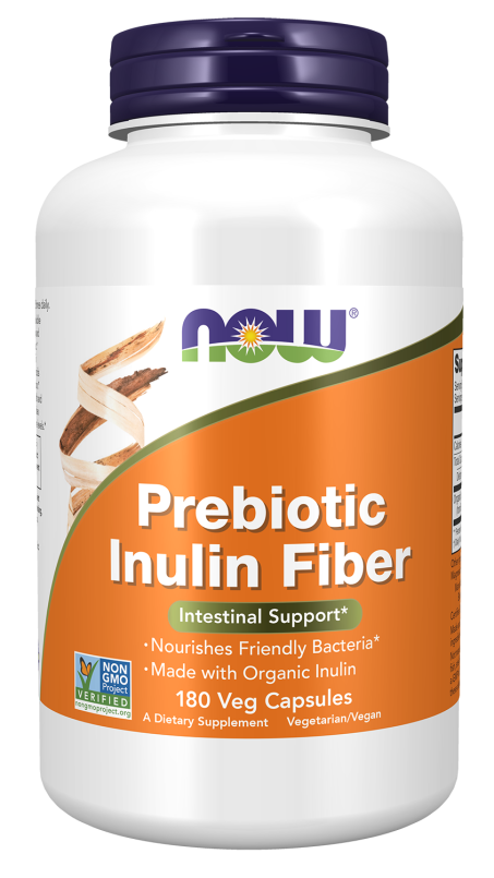 Prebiotic Inulin Fiber - 180 Veg Capsules