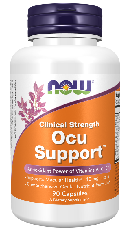 Ocu Support™ Clinical Strength - 90 Veg Capsules Bottle Front