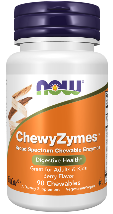 ChewyZymes - 90 Chewables Bottle Front