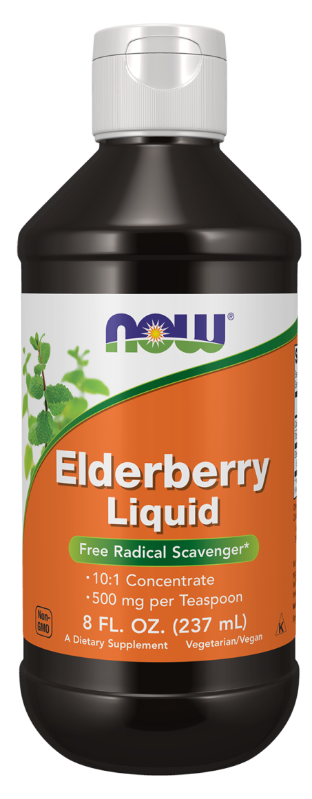 Elderberry Liquid - 8 fl. oz. Bottle Front
