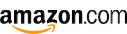 The Amazon.com logo, black text with an orange arrow underneath.