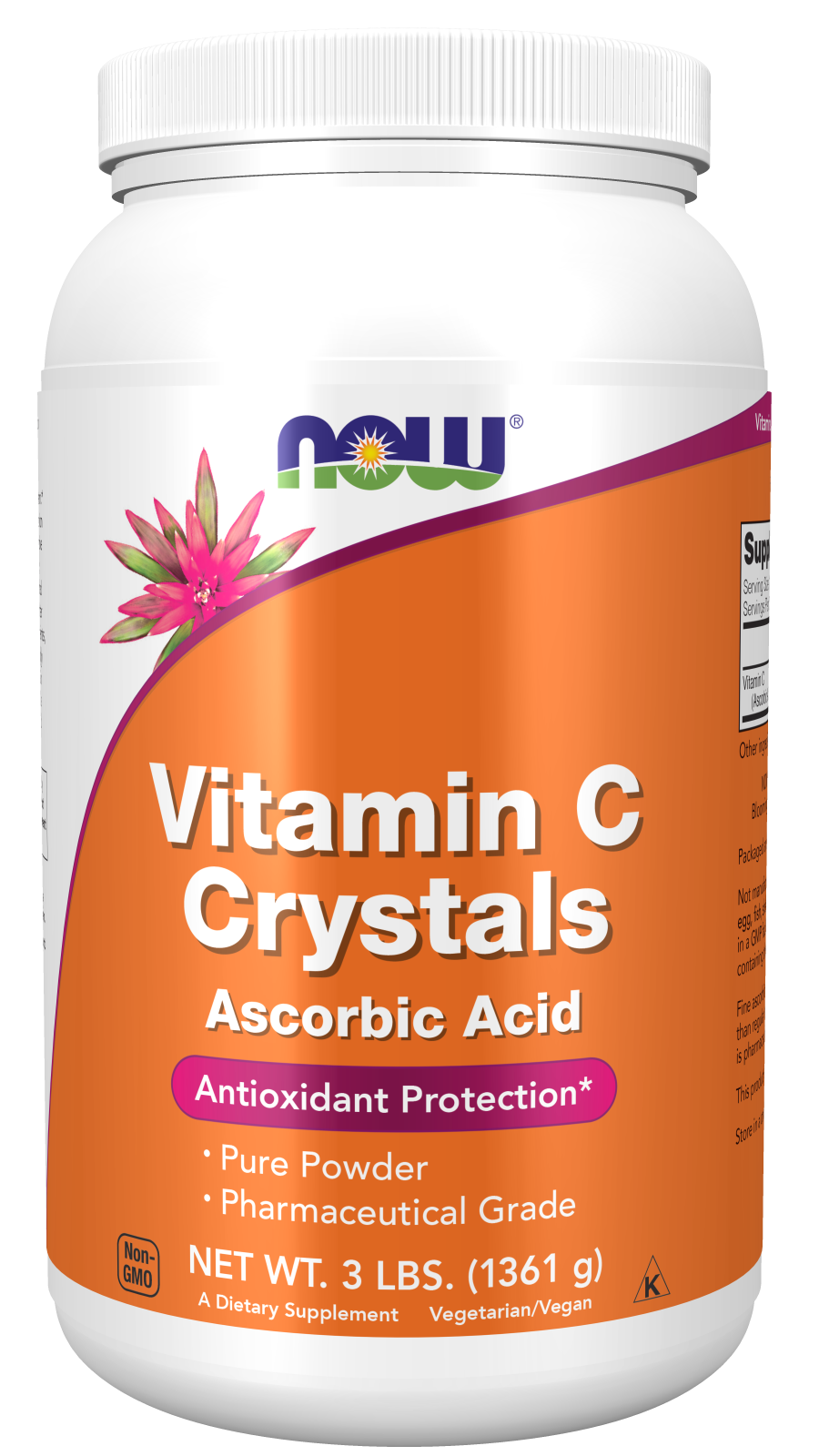 Vitamin C Crystals - 3 lb. Powder