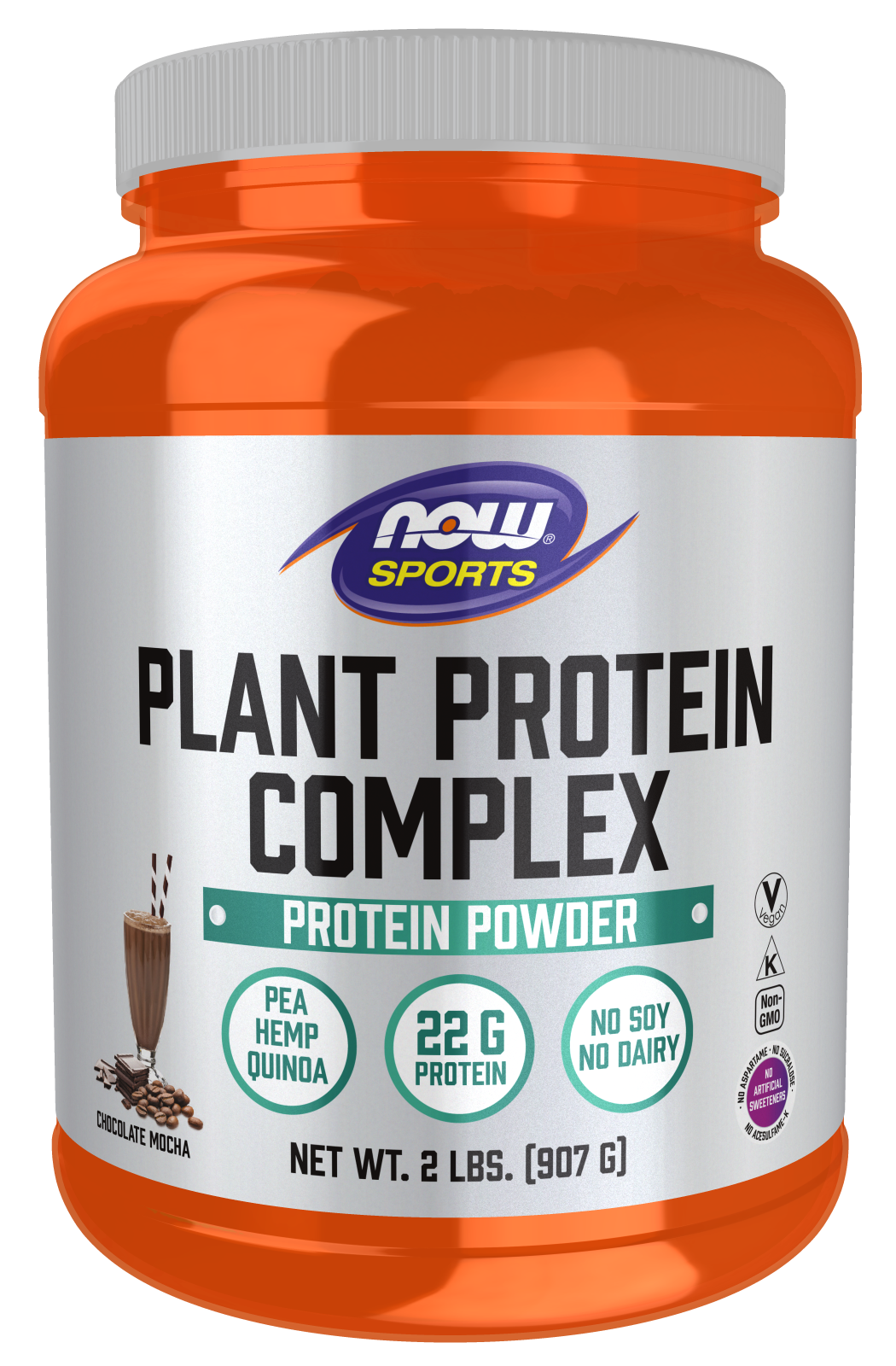 Soy Protein Isolate Unflavored Protein Powder NOW Foods