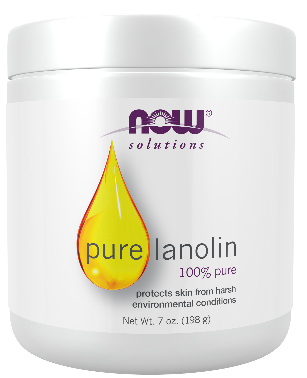  Now Foods Lanolina pura, 7 oz, paquete de 2 : Belleza