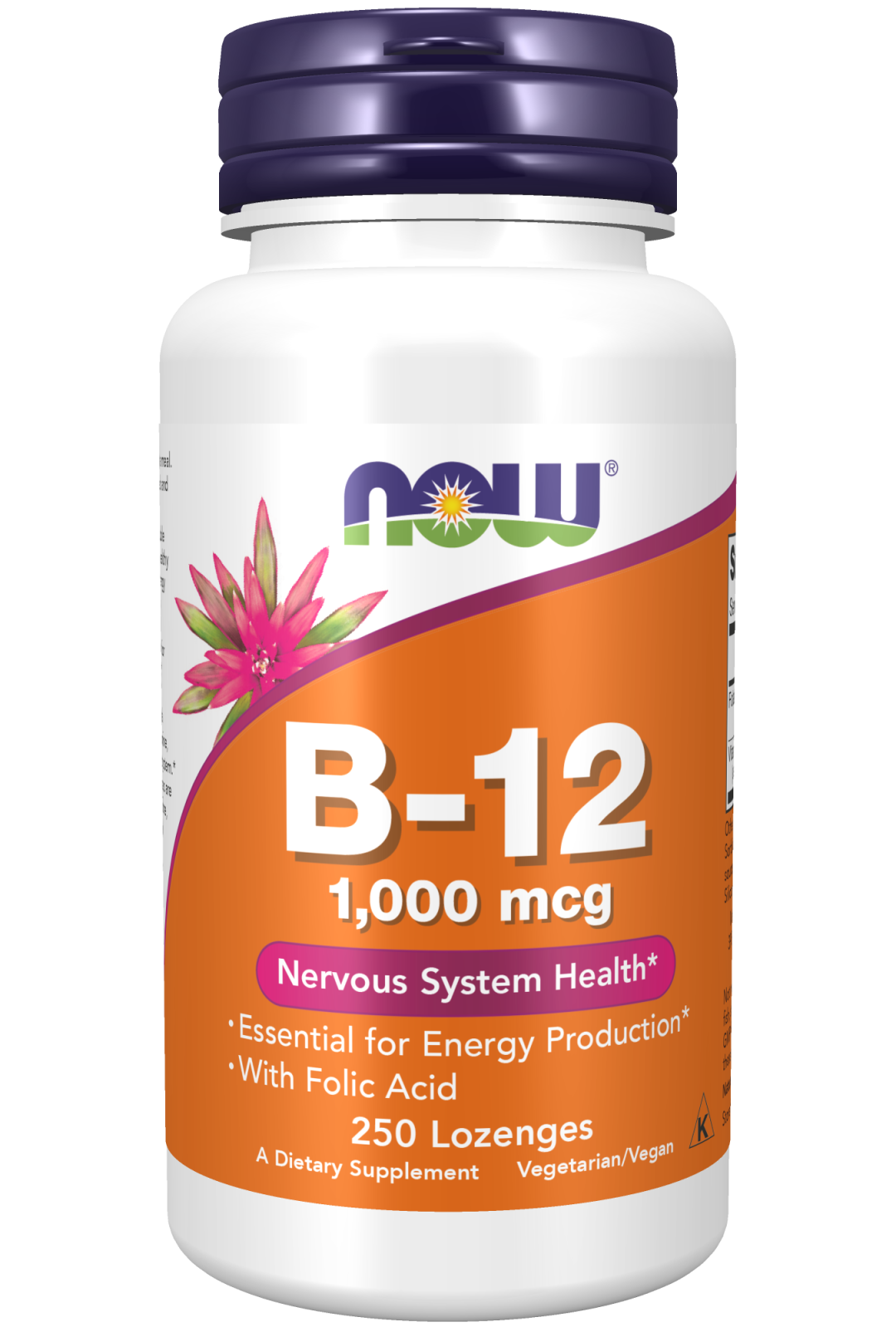 Vitamin B-12 1000 mcg - 250 Lozenges Bottle