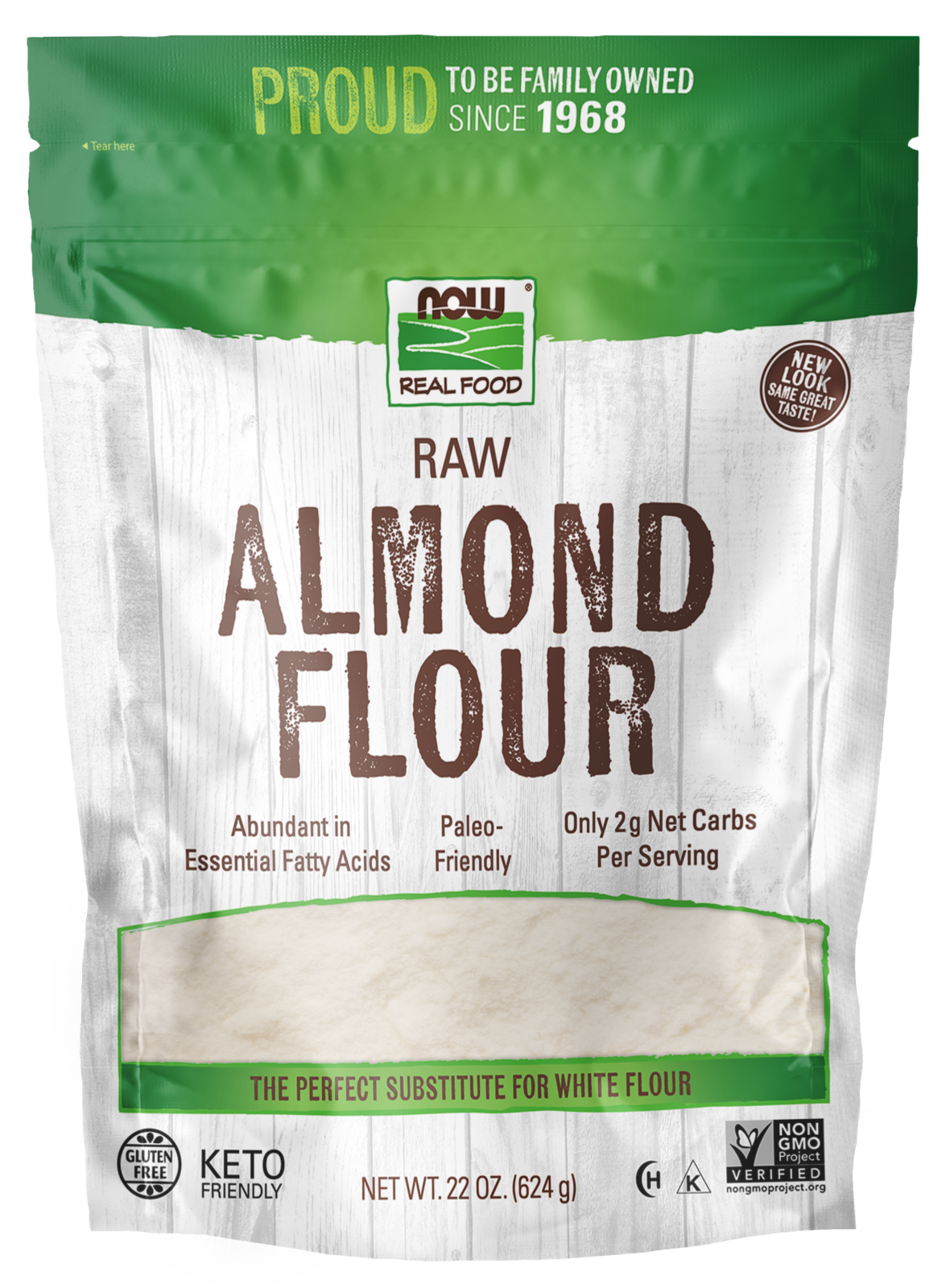 Almond Flour, Raw - 22 oz. Bag