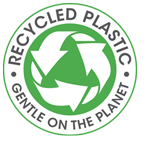 Plástico Reciclado Suave no Planeta Logo
