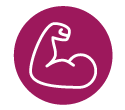 flexed arm muscle icon