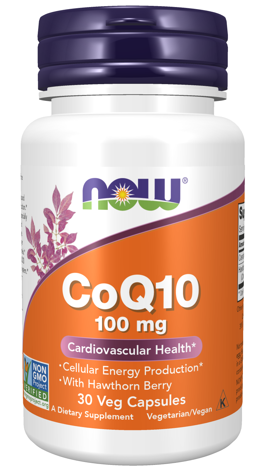 CoQ10 100 mg with Hawthorn Berry Veg Capsules