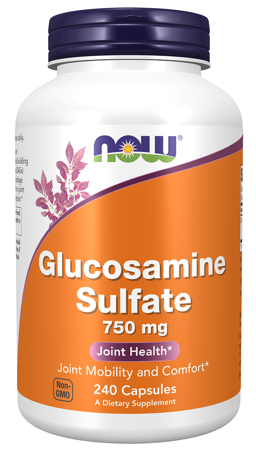 Glucosamine Sulfate 750 mg - 240 Veg Capsules Bottle