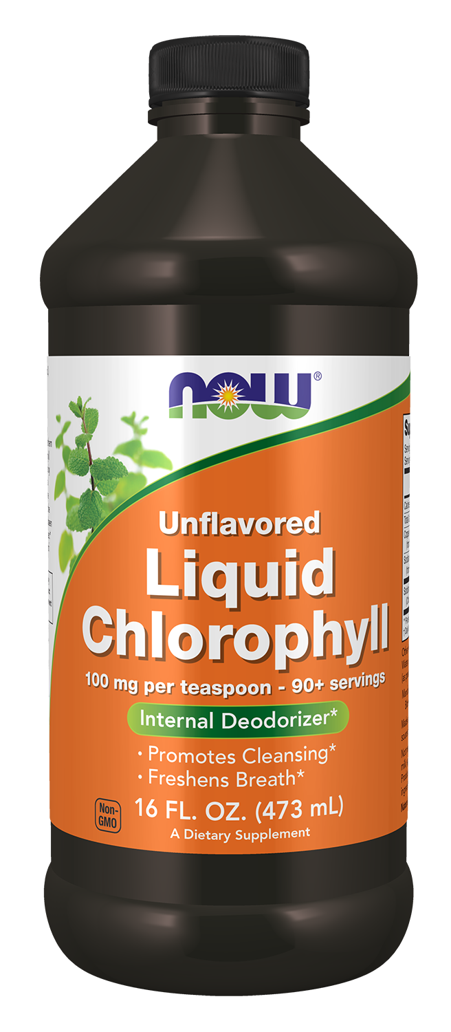 Chlorophyll, Unflavored Liquid - 16 fl. oz. Bottle Front