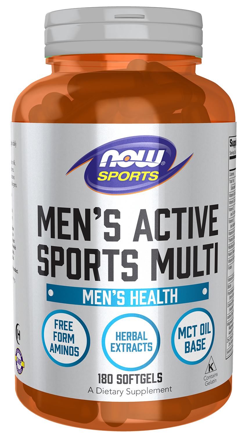 Men's Active Sports Multi - 180 Softgels Bottle