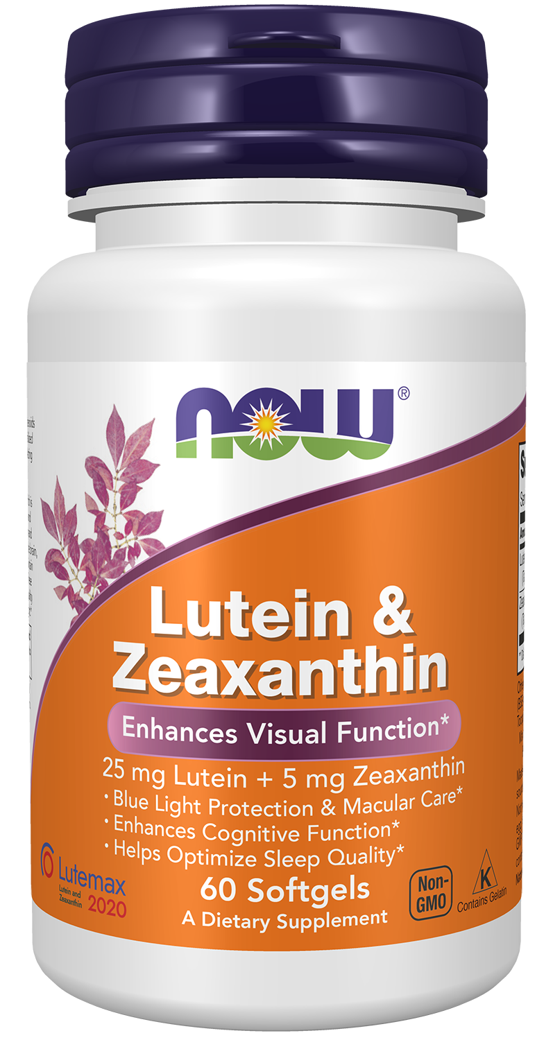 Lutein & Zeaxanthin - 60 Softgels Bottle Front