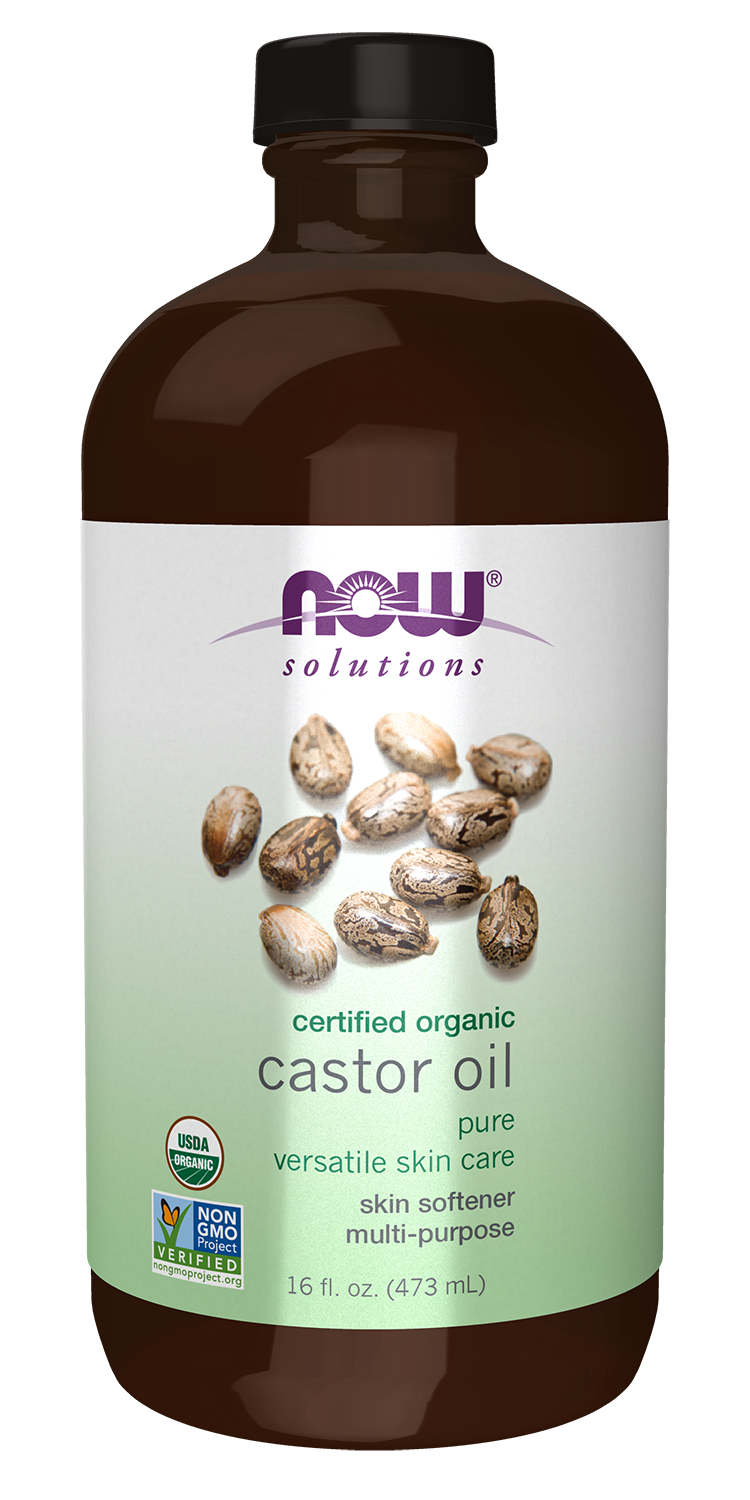 Castor Oil, Organic Bottle Front