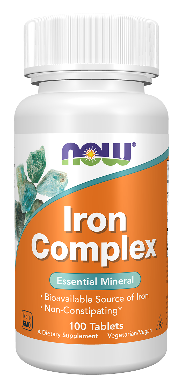 Iron Complex Vegetarian - 100 Tablets Bottle Front