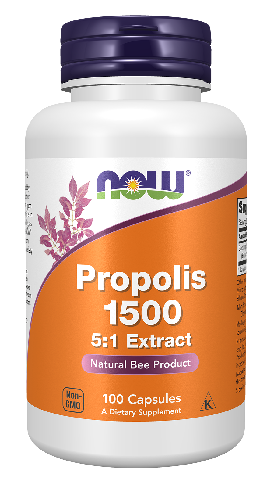 Propolis 1500 - 100 Veg Capsules Bottle Front