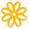 yellow flower icon