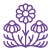 Purple Chamomile Icon 