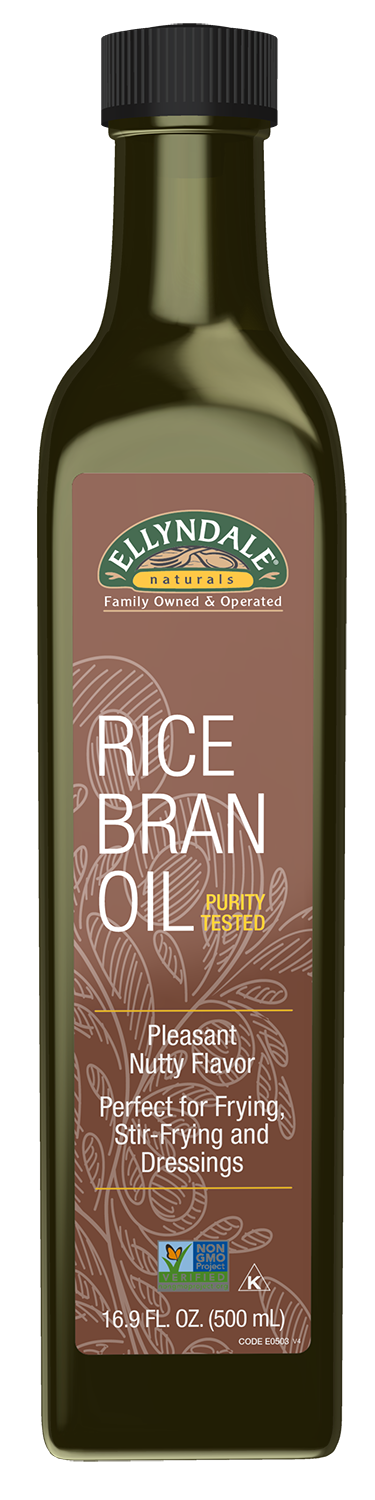 Rice Bran Oil - 16.9 oz. Bottle Front