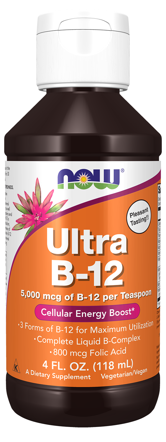 Ultra B-12 Liquid - 4 oz. Bottle Front