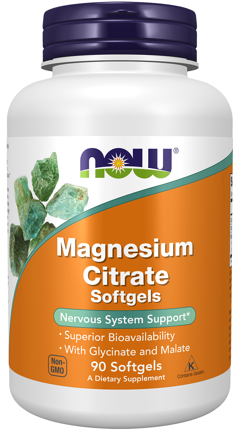 Magnesium Citrate - 90 Softgels Bottle Front