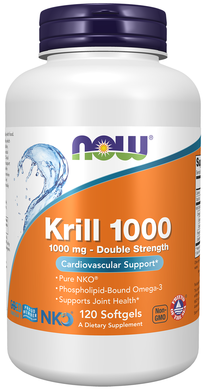 Neptune Krill, Double Strength 1000 mg - 120 Softgels Bottle