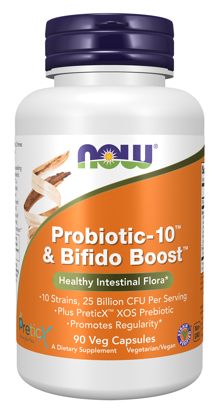 Probiotic-10™ & Bifido Boost™ - 90 Veg Capsules Bottle Front