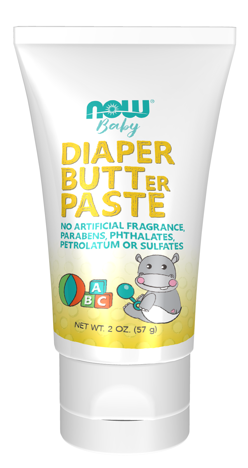 Diaper Butter Paste - 2 oz. Tube Front