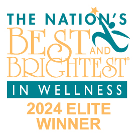 The Nation's Best and Brightest In Wellness Elite Winner 2024 Logo