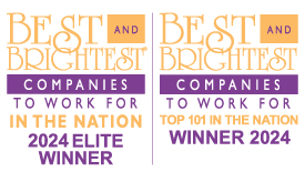 Best and Brightest Companies to work for in the Nation 2024 Elite Winner & Top 101 In the Nation Winner 2024