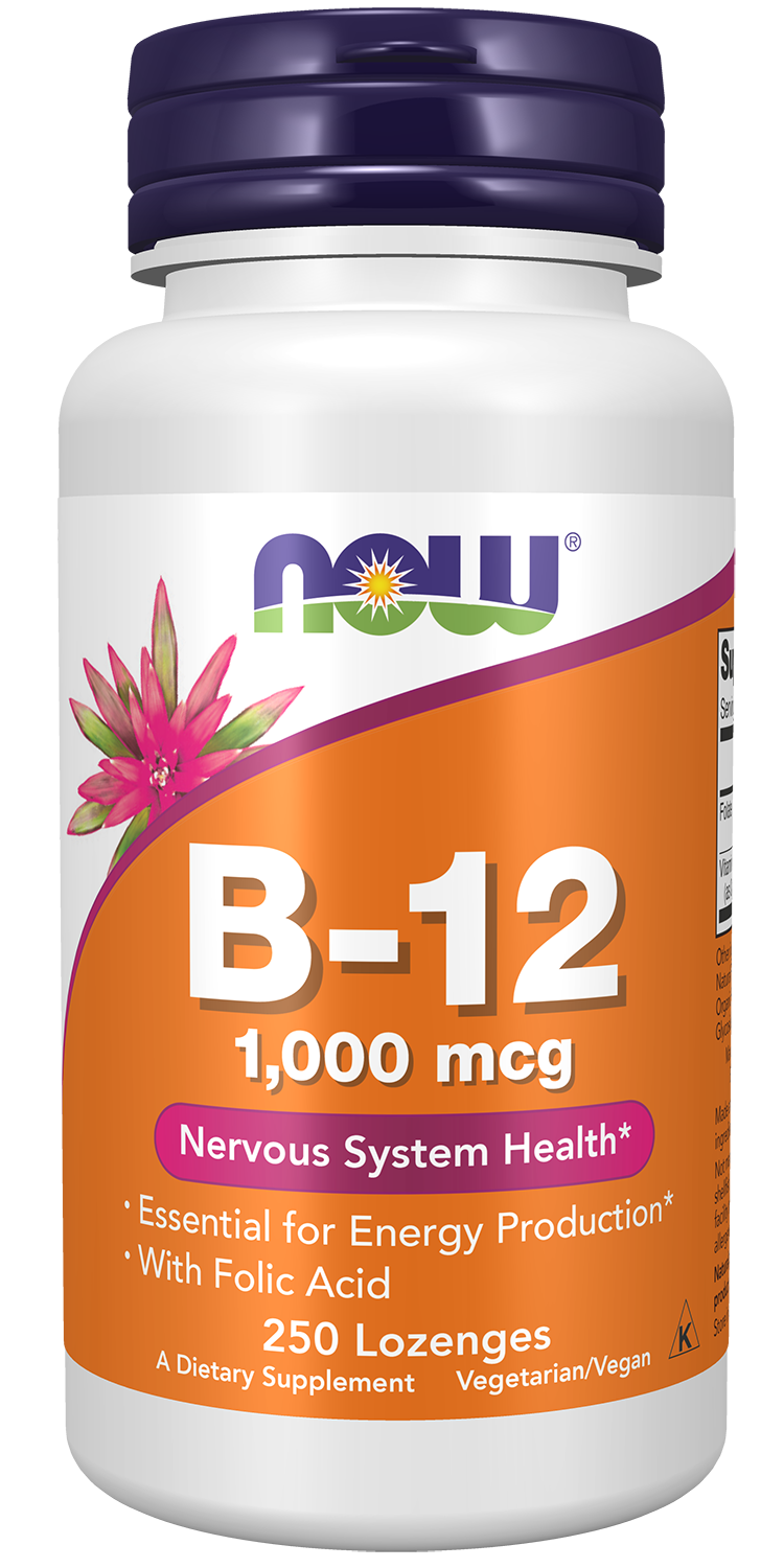 Vitamin B-12 1000 mcg - 250 Lozenges Bottle